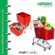 classic plastic shopping carts for American market